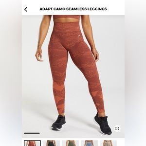 Gymshark adapt camo orange SET!!